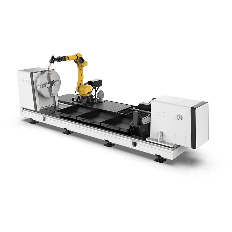 10 juegos por mes en el mercado estadounidense, robot industrial de 6 ejes, diámetro máximo de rotación, máquina de revestimiento láser de metal