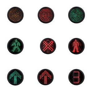 NOEL 300mm yüksek parlaklık tam top LED trafik işareti RYG ışık IP67 su geçirmez AC220V yol kullanımı için - Product Image 3