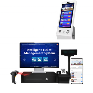 Supporto personalizza integra validatore di biglietti di terze parti 7 display LCD lettore RFID altoparlante codice qr barriera a lembo nello stadio - Product Image 6