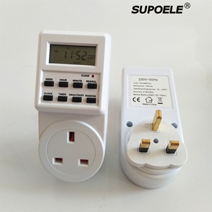 Täglich wöchentlich programmier barer digitaler LCD-Display-Timer Elektronischer Zeit schalter mit UK-Steckdose 13A 2900W TM03 - Product Image 2