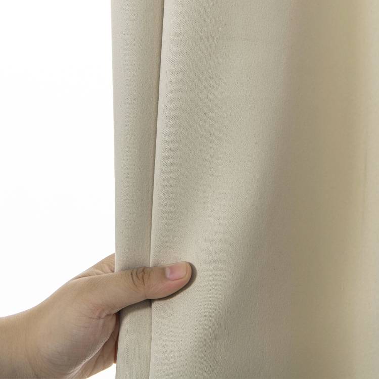 High quality 100% blackout mustard yellow window small curtains for home use