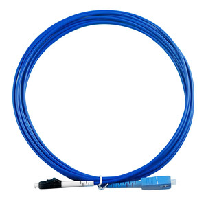 高品质光纤跳线电缆SC/FC/LC/ST SM OM 3m单工/双工光纤跳线OEM工厂