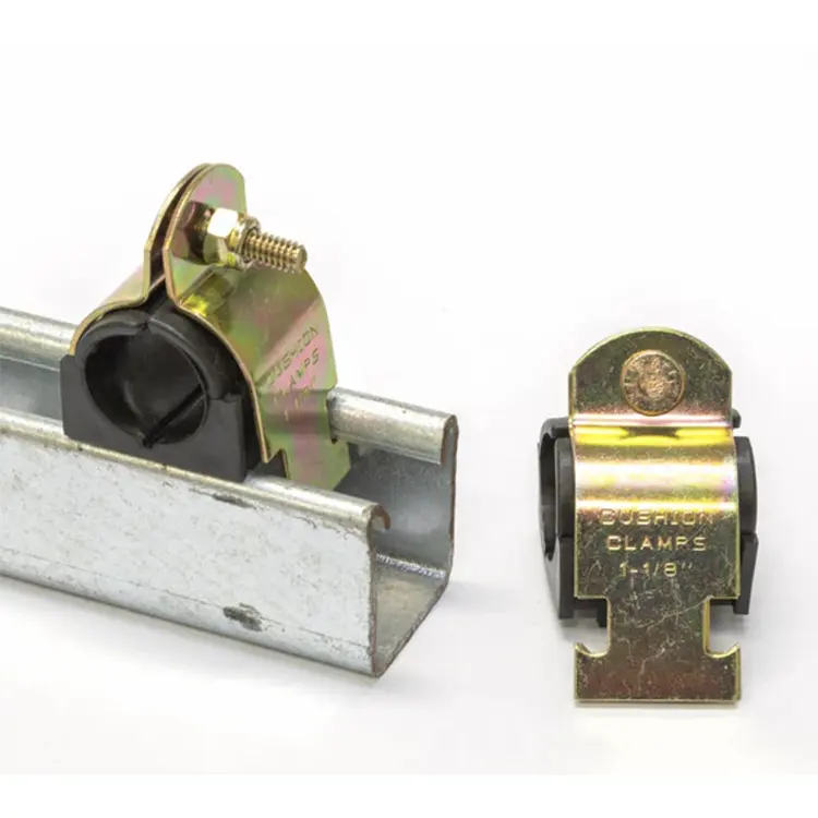 Pince de selle de canal de jambe de force galvanisée personnalisable reliant le collier de réparation de tuyau pour le tuyau d'acier