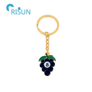 พวงกุญแจบอลสระลูกบิลเลียด8แปดเม็ดสีดำเคลือบสั่งทำได้ - Product Image 5