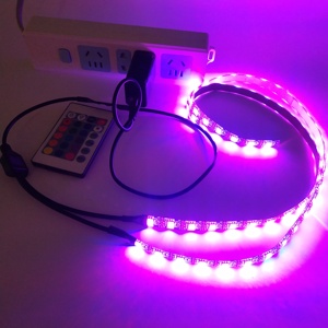USB <strong>LED</strong> Backlight Strip Gaming Chair Light Pack 6 <strong>Led</strong> <strong>X</strong> 2 Pcs With <strong>24</strong> Key Wireless Remote RGB Smd5050 <strong>Led</strong> Light for Gaming Chair