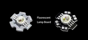 HPL LED PCBボード,高出力RGB LED 1ワット6ピンスポットライトチップ蛍光灯用ヒートシンク付き - Product Image 3