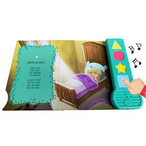 花式定制音乐儿童音板书带4个声音按钮电子板书婴儿早教书 - Product Image 2