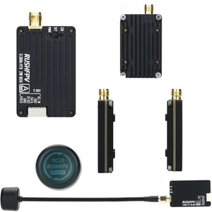 高性能RushFPV 3.3G 2W VTX，适用于16通道的RC部件FPV无线视频发射器和接收器VRX - Product Image 1