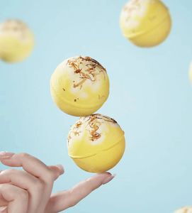 Nhãn hiệu riêng hữu cơ chăm sóc cơ thể có ga spa sang trọng tắm bóng bom tùy chỉnh Tự Nhiên Cầu vồng gai dầu bong bóng tắm bom - Product Image 3