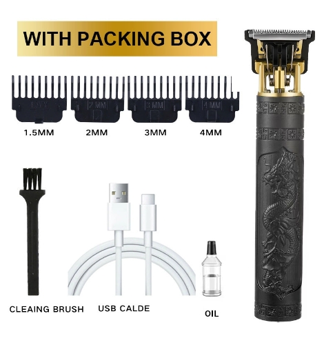 Tête de dragon noir (ABS)