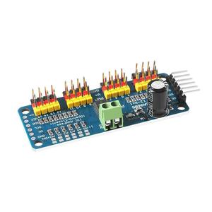 Yeni orijinal PCA9685 16 kanallı PWM/Servo/direksiyon dişlisi sürücü panosu denetleyici Robot IIC arayüzü ICs modülü