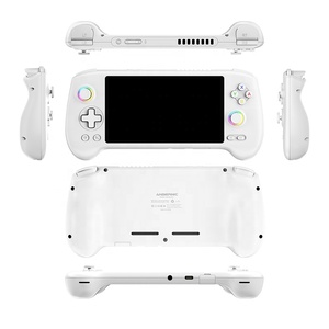 ANBERNIC新しいAndroidハンドヘルドゲームコンソールRG 557レトロゲームコンソールOledゲーミングプレーヤー5.48 "スクリーンプレイPS2 PSP 3DS RG557
