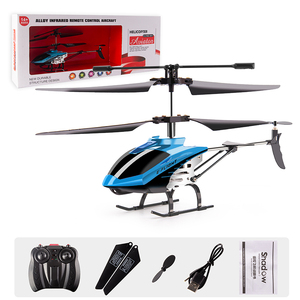 เด็กใหม่กลางแจ้งรุ่นโลหะผสมอินฟราเรดรีโมทคอนโทรลเครื่องบินบิน 3.5 ช่อง RC เฮลิคอปเตอร์ของเล่น - Product Image 2
