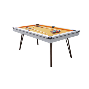 卓球用ダイニングテーブル付き3-in-1マルチゲームテーブル卓球用コンボビリヤードスヌーカー - Product Image 3