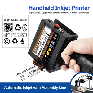 Portatile Stampante A Getto D'inchiostro Palmare Codice Ad Alta Definizione 4.3 Pollici A LED Touchscreen Cartuccia di Inchiostro ad Asciugatura rapida - Product Image 2