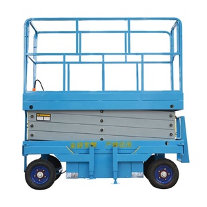 Mobile Scissor Lift Tables with Large <strong>Platform</strong> Designed for Heavy <strong>Loads</strong> and Big Lifting Capability for Boom Lift Features - Product Image 2