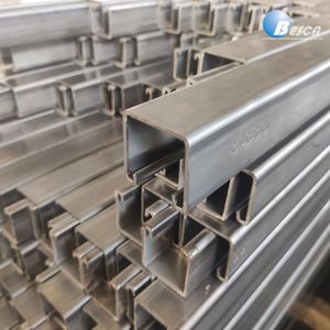 Kênh thanh chống mạ kẽm 41mm x 41mm và đôi kết hợp unistrut trong khung địa chấn chấn 41x82mm - Product Image 1