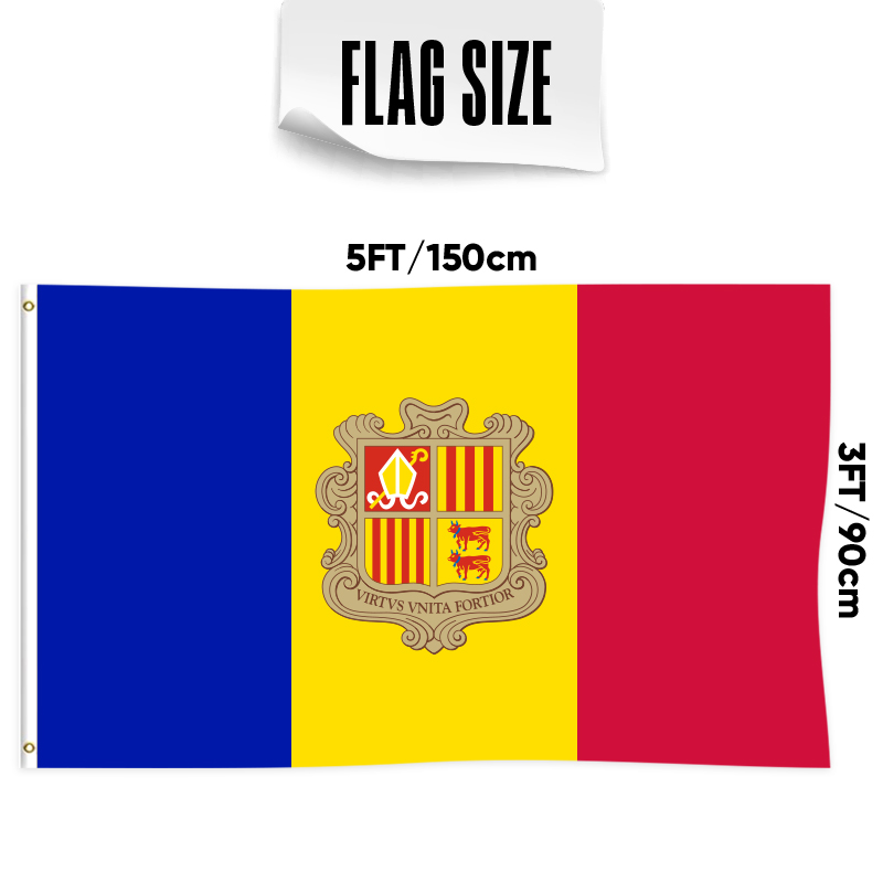 Drapeau d'Andorre