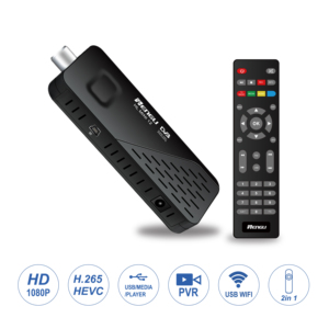 ミニドングルDVB-T2セットトップボックスH.265コンバーターbixtvデコーダーフルhd mpeg DVB-T2スティックSTBセットトップボックス工場HengLI - Product Image 2
