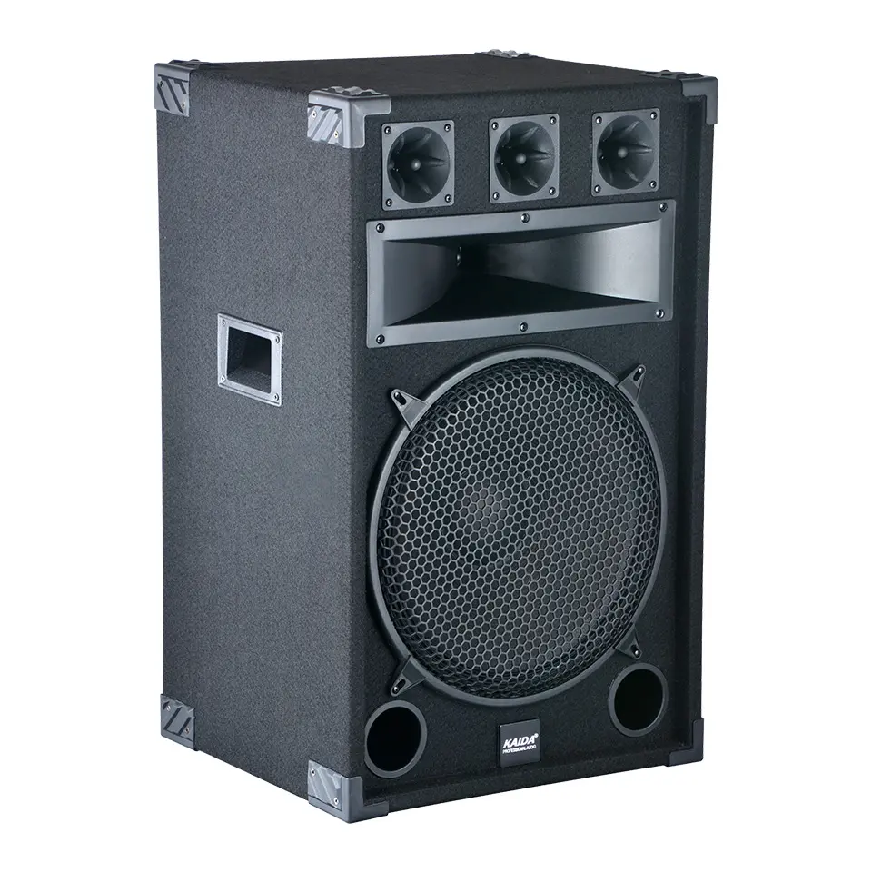 Vente chaude prix usine professionnel 15 pouces karaoké scène DJ bar en bois S15 haut-parleur passif haut-parleur boîte grand système audio