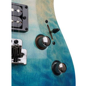 جيتار كهربائي من الشركة المصنعة بجسم من خشب الأوكومي/لوح علوي من خشب القيقب المزخرف/ظهر وجوانب من خشب القيقب المزدوج/لاقط صوت ألينيكو 5/لوحة أصابع من خشب الورد - Product Image 5