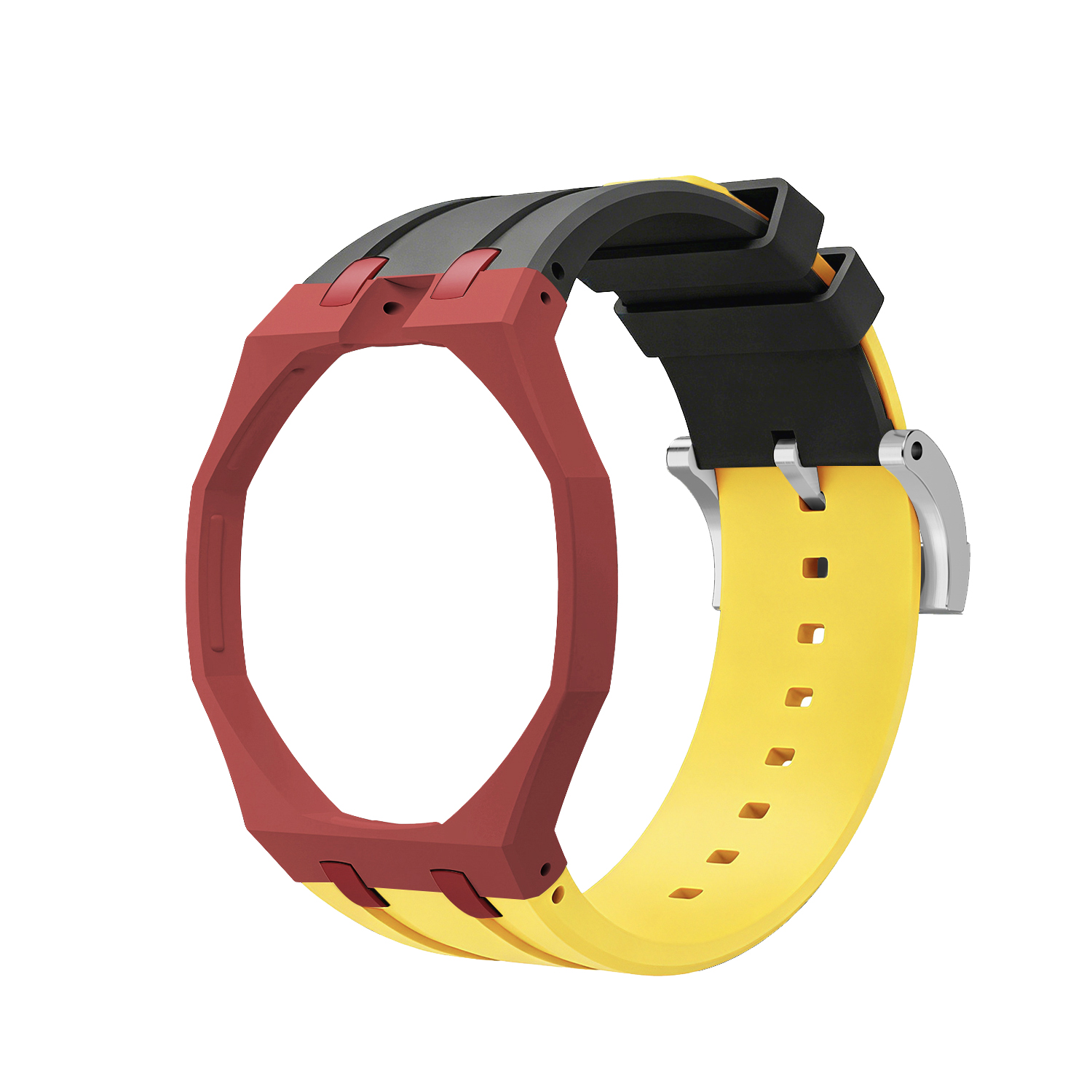 Negro rojo amarillo - 12 en punto