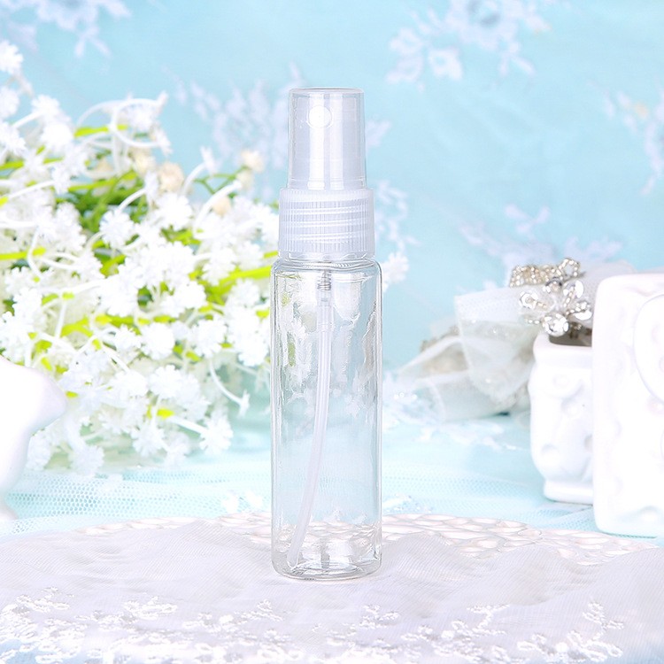 Clear bottle + clear cap
