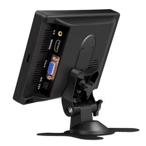 7 Inch Portable AV <strong>Input</strong> <strong>Monitor</strong> HD 1080P <strong>VGA</strong> <strong>Monitor</strong> Mini Screen 1024x600 <strong>VGA</strong>/AV for Raspberry Pi/Laptop/Security Camera/CCTV