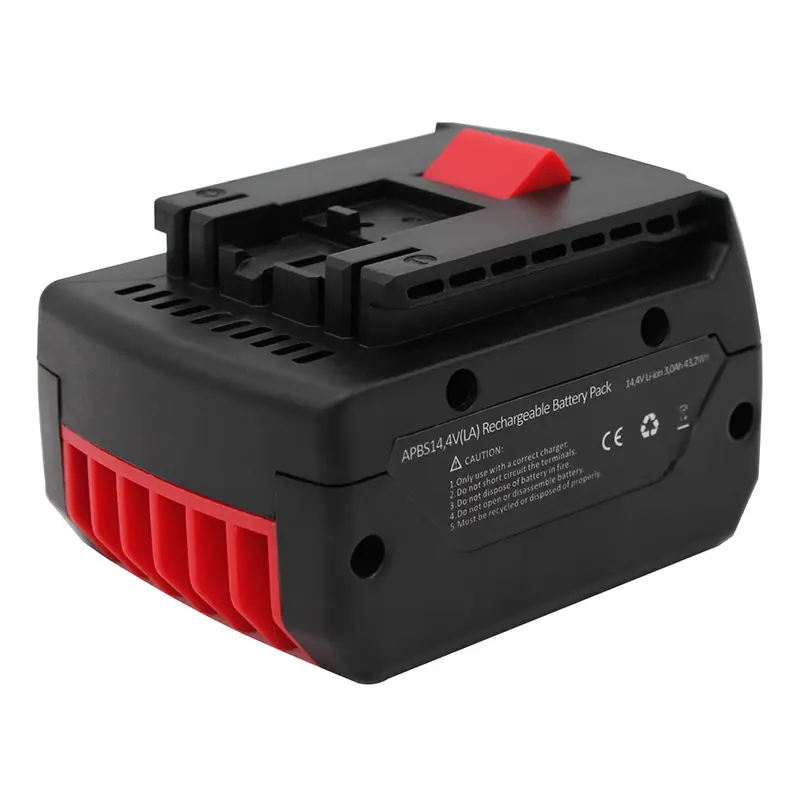 Batteria di ricambio agli ioni di litio per Boschs Bat607 14.4 V 4000ah utensili a batteria