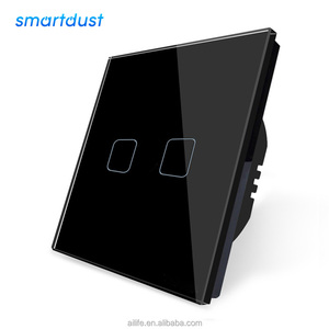 Smartdust ab İngiltere standart Google ev Alexa ses kontrolü ev ışık kontrolörü akıllı ev teknolojisi ürün 2 Gang WiFi anahtarı - Product Image 6