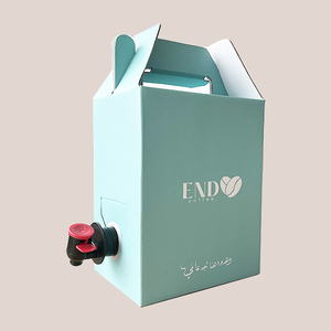 1L 2L 3L 4L 5L özel tek kullanımlık kahve içmek şarap çantası kutu dağıtıcı kahve almak için kutu - Product Image 4