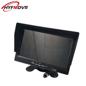 HYF-monitor lcd para reposacabezas de coche con interfaz de cabeza de aviación, interfaz RCA, interfaz BNC, vídeo de entrada y salida, 7 pulgadas, venta al por mayor - Product Image 2