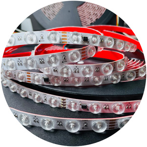 48leds digitale Programmierung DC24V RGBIC Magic Color Wasserdichter Smart Led Strip mit optischer Linse 170 Grad für Aluminium profil - Product Image 3