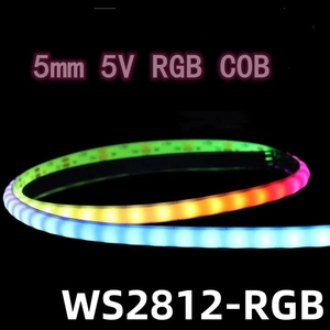5V แถบไฟ LED WS2812B สำหรับงานฝีมือการตกแต่ง DIY 160LED นักเล่นเกม/M แอดเดรสได้5มม. SPI Pixel RGB RGB-IC LED สีฝัน - Product Image 6