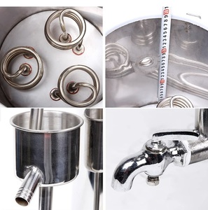 Аппарат паровой дистилляции из нержавеющей стали автоматический Электрический лабораторный водяной дистиллятор 5 литров - Product Image 6