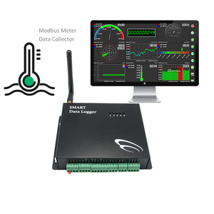 Registrador DE DATOS multicanal inalámbrico GPRS RS485 Modbus sistema de monitoreo múltiple