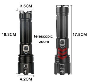 Taikoo 100000 lumen cao siêu sáng tầm xa mạnh mẽ LED <span class=keywords><strong>Torch</strong></span> ánh sáng không thấm nước có thể sạc lại đèn pin - Product Image 3