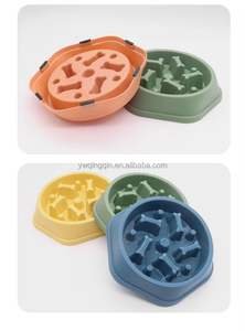 Fábrica Atacado Pey Alimentador Bowl Prevenir Upset Dog Bowl <span class=keywords><strong>Slow</strong></span> Feed Food Storage Bowl - Product Image 6