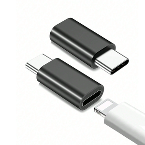 สำหรับ iPhone TO Type-C อะแดปเตอร์ไฟ NING TO tpcp อะแดปเตอร์ปลอกพลาสติก10W ชาร์จข้อมูลเหมาะกับ Apple Huawei - Product Image 2