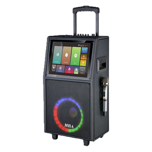Altavoz multifuncional portátil activo de 10 pulgadas MBA, amplificador profesional con pantalla táctil, función de vídeo WIFI, precio de fábrica - Product Image 1