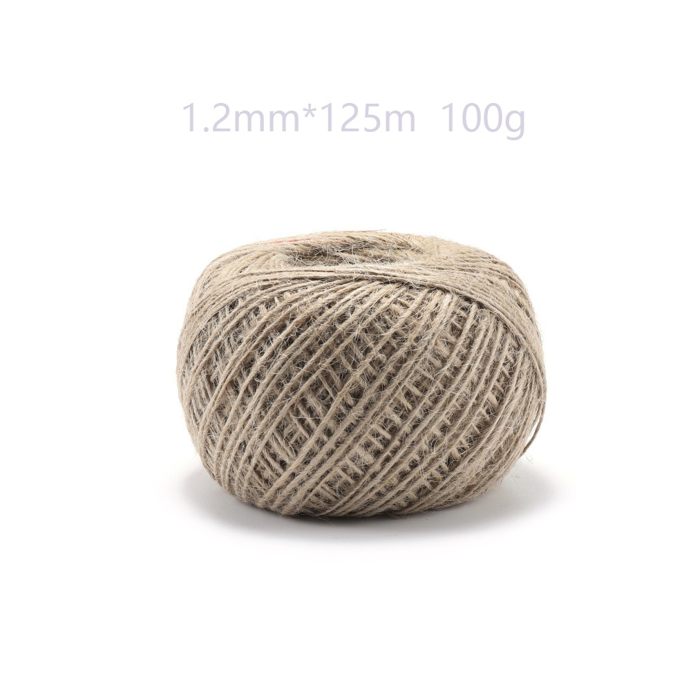 125 m de corde de chanvre double brin de 1,2 mm