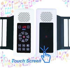 ロールアップピアノ充電式ロールアップピアノレンジ内蔵リチウム電池LCDタッチスクリーンブルートゥース機能遷移