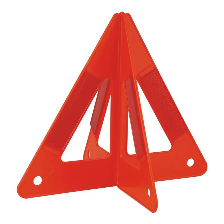 Triangolo di avvertimento 26*23cm per guasto stradale guida di emergenza Standard legale per auto furgoni camion-custodia