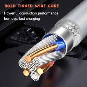 Maliyet etkin 3A Usb tip <span class=keywords><strong>C</strong></span> PD cep telefonu hızlı şarj beyaz veri kabloları teller kablolar ve kablo donanımları mikro Usb TPE