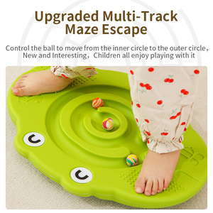 Prancha de Equilíbrio Educacional com Labirinto para Crianças, Pedras de Passo para Jardim ao Ar Livre, Brinquedos de Treinamento Sensorial - Product Image 3