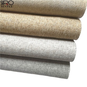 Phổ biến chống cháy Linen nhìn 100% polyester 300cm màn rèm vải - Product Image 1