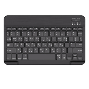 Mini teclado Bluetooth, teclados coloridos inalámbricos para teléfono inteligente, teclado inalámbrico