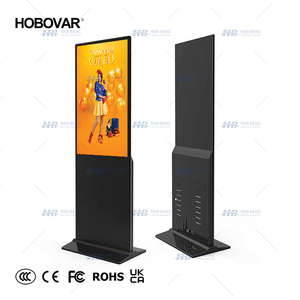 43-дюймовый Android Network Digital Signage для внутреннего видеорекламы LCD Player доска с напольной подставкой для освещения компании - Product Image 1