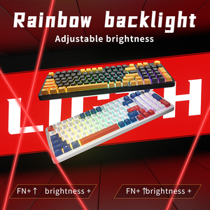 LED Backlit Wired Full Size Gaming ABS Keycaps Mechanical <strong>Keyboard</strong> for Desktop Laptops Windows Mac PS4 PS5 Xbox - Product Image 2