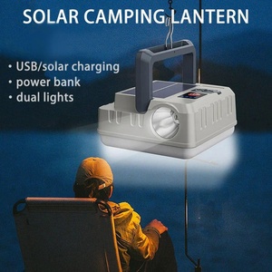 Solare Multi funzionale impermeabile Display Usb ricaricabile Abs corpo in plastica campeggio torce a Led torce da lavoro - Product Image 2
